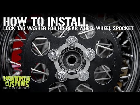 How-To: Installing Locking Tab Washer for Harley-Davidson Rear Wheel Sprocket / Pulley