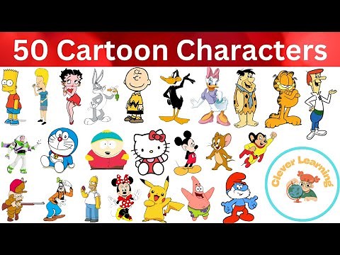 50 Most Famous Cartoon Characters