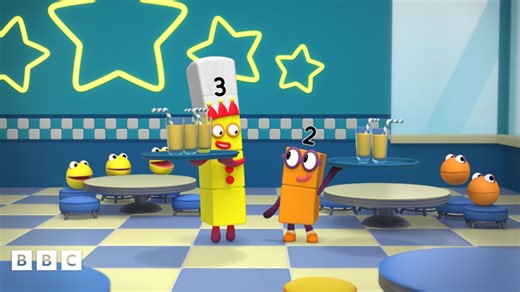 How to order numbers when adding up with Numberblocks