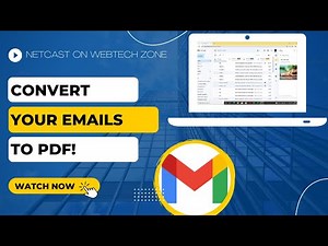 How to Convert Gmail to PDF | Convert Your Emails to Pdf!