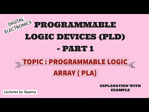PROGRAMMABLE LOGIC DEVICES ( PLD ) - PART 1 | PROGRAMMABLE LOGIC ARRAY |PLA EXPLANATION WITH EXAMPLE