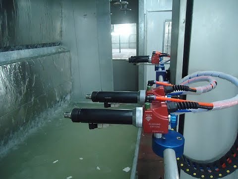 Automatic Spray Painting Machine for Batch Coating Plant System