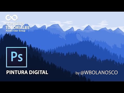 Photoshop Tutorial // Digital Painting: Landscape by @WbolanosCo