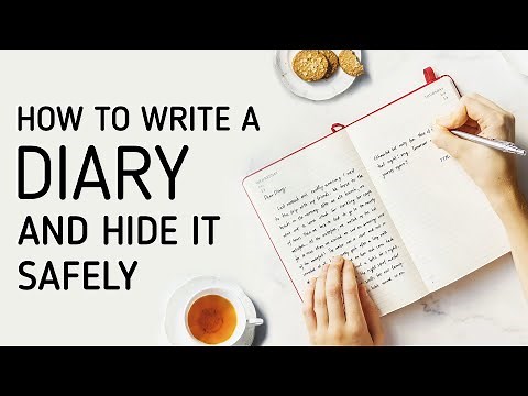 How to Write & Hide A Diary