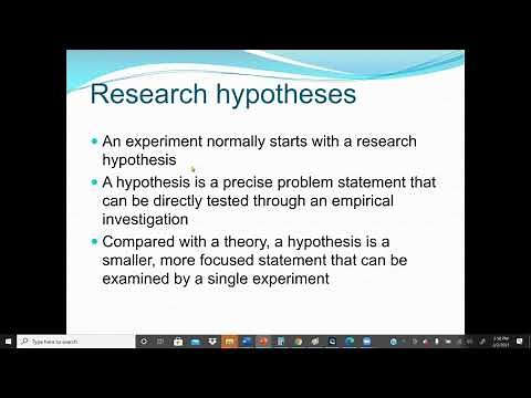Research Methods in Computer Science : Experimental Research Method