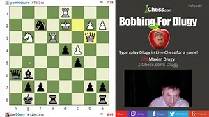 22K views · 361 reactions | GM Maxim Dlugy absolutely wrecks a 1700-player who has the nerve to challenge him to a 10-min game. | Chess.com | Facebook