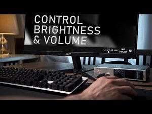 Control Your External Monitor - With Keyboard & Mouse Shortcuts