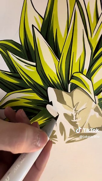 Broly SSJ3 Fanart | Anime Dragonball Art