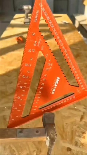 Triangular Ruler for Carpenters – 7 Inch Aluminum Alloy