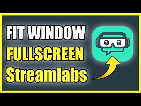 How to FIT WINDOW to FULLSCREEN using TWO Different RESOLUTIONS on STREAMLABS OBS (Dual Monitors)