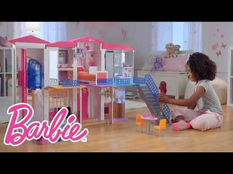 The Interactive Barbie "Hello Dreamhouse" at Play | @Barbie
