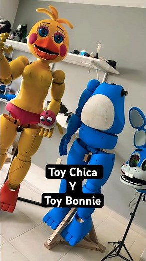Toy Chica y Toy Bonnie #toychica #toybonnie #animatronics
