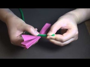 How to Make Flowers Out of Tissue Paper: Open & Closed Blooms