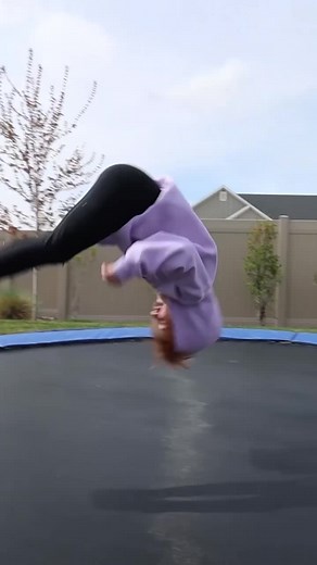 Adley Epic Trampoline Flips
