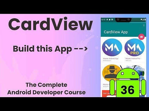 CardView | Android Tutorial #36