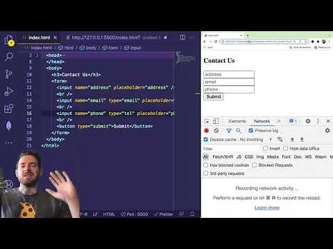 How do you Submit an HTML Form? How does it work?