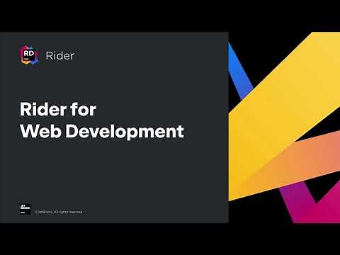 Full-stack web development in Rider: develop ASP.NET and ASP.NET Core applications in one place