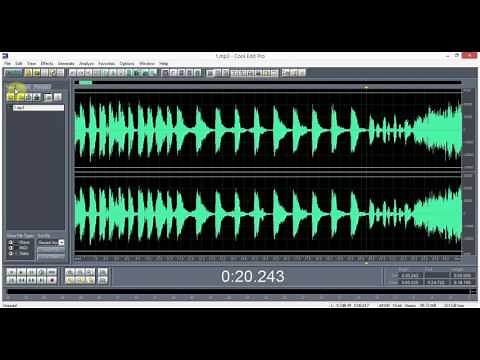 How to use Cool Edit 2.1 [Cutting Sound Waves]