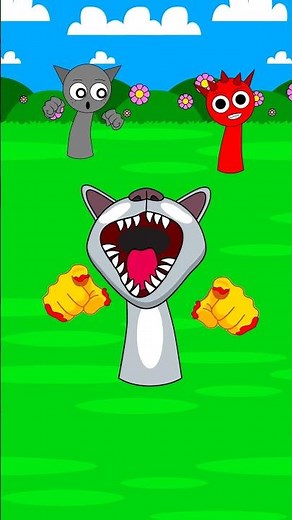 POV Sprunki Colour Match Challenge! Laughing Cat, Oreo, Nintendo Switch Sprunki Animation #sprunki