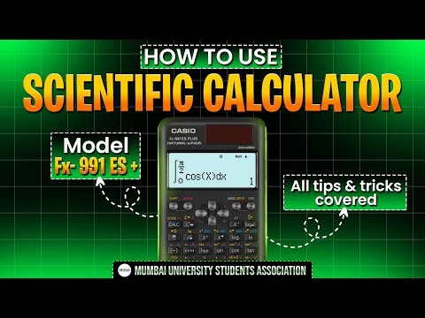 Scientific Calculator Tricks for Engineering Students 🔥 | Casio fx-991ES Plus Guide (MUSA)