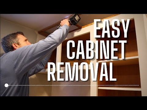 How to Easily Remove Kitchen Cabinets for Beginners | Home Improvement Series | Nail the Frame