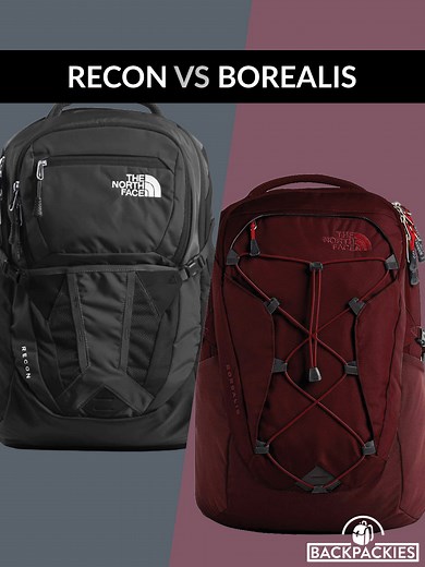 North Face Recon vs Borealis in 2025 - Side-By-Side | Backpackies