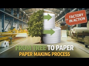 How Paper is Made: From Trees to Sheets | Full Production Process Explained