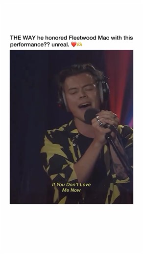 Theawesomevocals | Pop Culture & Music on Instagram: "Harry Styles covering “The Chain” by Fleetwood Mac in the Live Lounge — pure artistry.✨ He didn’t just sing it; he captured its soul. Every note felt lived in, textured, and full of reverence for the original. There’s something about his tone - calm, raspy, and steady - that makes this version hit differently. Some performances just feel golden. This one’s a reminder of why live music still matters. 💫 . Via: BBC Radio 1 Live Lounge / @bbcrad