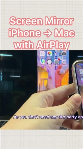 Mirror iPhone to Mac with AirPlay in Seconds! 📱➡️💻