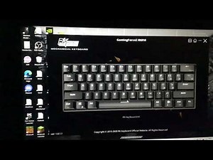 Why does this happen when i open the rk61 software?