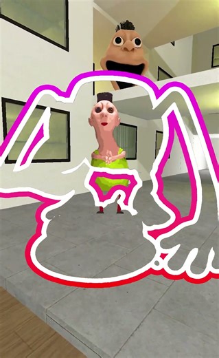 Can Catch This Car Eater vs Gugu Gaga Pinguin and Baldi #garrysmod