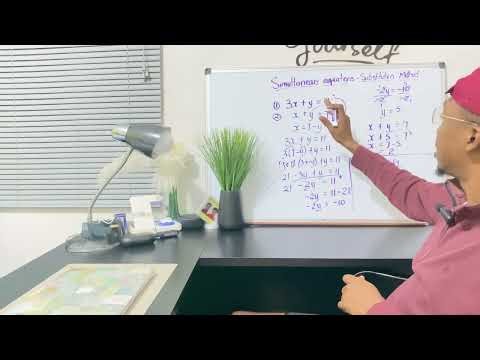 Simultaneous Equations Made Simple | Substitution Method | Zaph the Math Coach