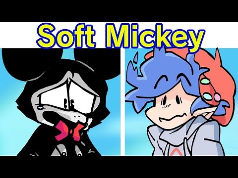 Friday Night Funkin' - VS Soft Mickey Mouse Week + Cutscenes (FNF Mod/Hard) (Sunday Night/Horror)
