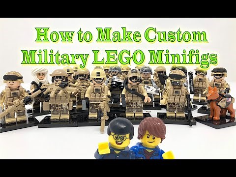 Custom LEGO Military Minifigs!