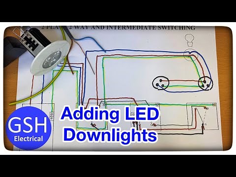 Wiring Diagram 2 Plate Method How to Add Multiple (More) LED Downlights (Spotlights) to Your Circuit