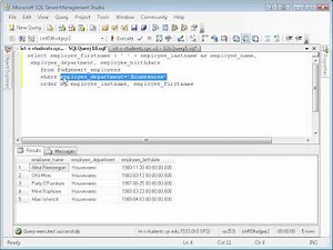 SQL: Learning the basics of the SELECT statement