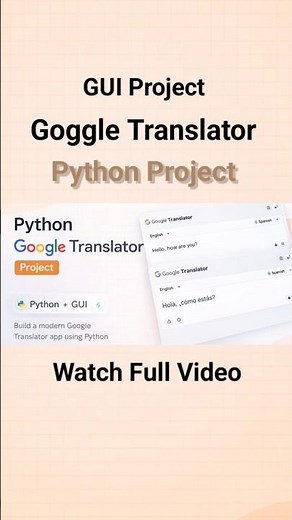 Python Translator App Tutorial | Tkinter GUI Project 2026