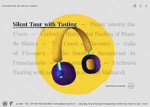 Rollover menu illustration - Awwwards