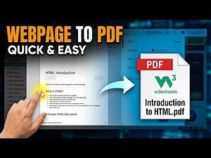 How to Save Any Webpage as PDF (Quick and Easy)