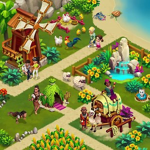 Introducing your dream farm! Build from scratch and explore enchanted lands to collect adorable animals & harvest magical crops. Play now for free and start your farming adventure today! • Immerse yourself in a world of wonder Ready, set, farm!  | Coral Isle 2: Tropical Stories | Facebook