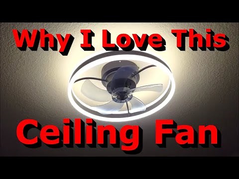 Why I Love This Low Profile Ceiling Fan - Test and Review