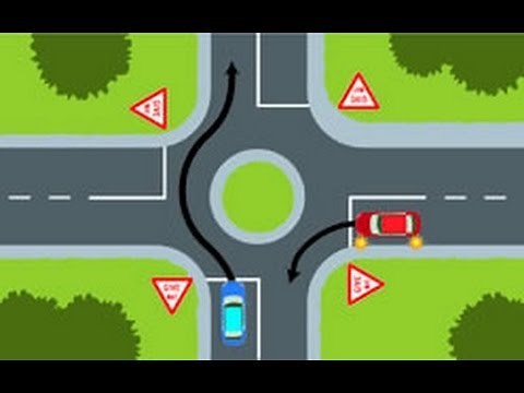 NZ Road Code Intersection Questions 1-23