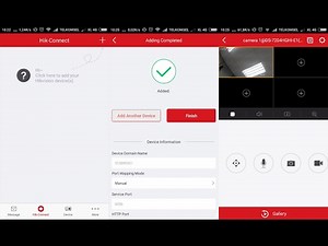 How To Manual Adding Hik-Connect Hikvision On Android