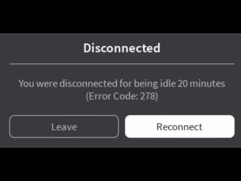 [SOLVED] Roblox Error Code 278