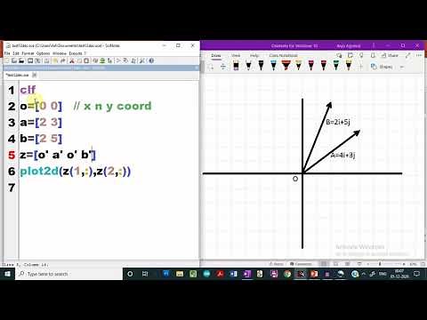 Plot Vectors in Scilab