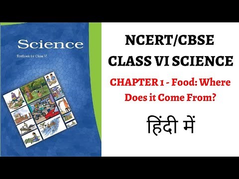 NCERT Science Class VI Chapter 1 (In Hindi) - Food: Where Does It Come From ? (UPSC/PSC + SCHOOL)
