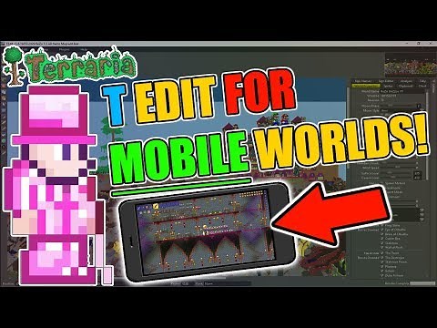 HOW TO USE TEDIT FOR TERRARIA MOBILE!!! (EASY)