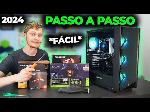 COMO MONTAR UM PC GAMER (COMPUTADOR) PASSO A PASSO 2024