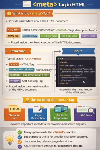 Meta Tag 😱 #shorts #html #metatags ‪@TeachingWeb‬