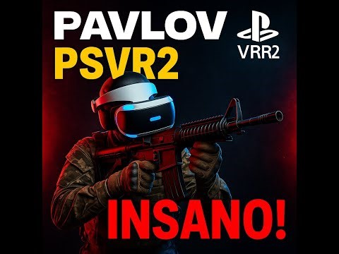 Jogando PAVLOV no PSVR2 - O FPS Mais Insano em VR!